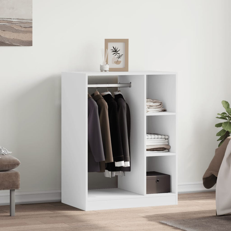 Kledingkast Bewerkt Hout 1 77 x 48 x 102 cm Wit