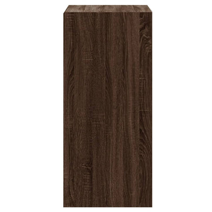 Kledingkast 77x48x102 cm bewerkt hout grijs sonoma eikenkleurig