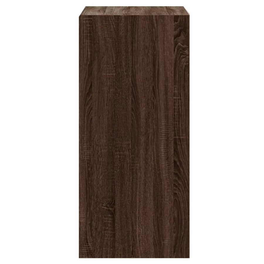 Kledingkast 77x48x102 cm bewerkt hout grijs sonoma eikenkleurig