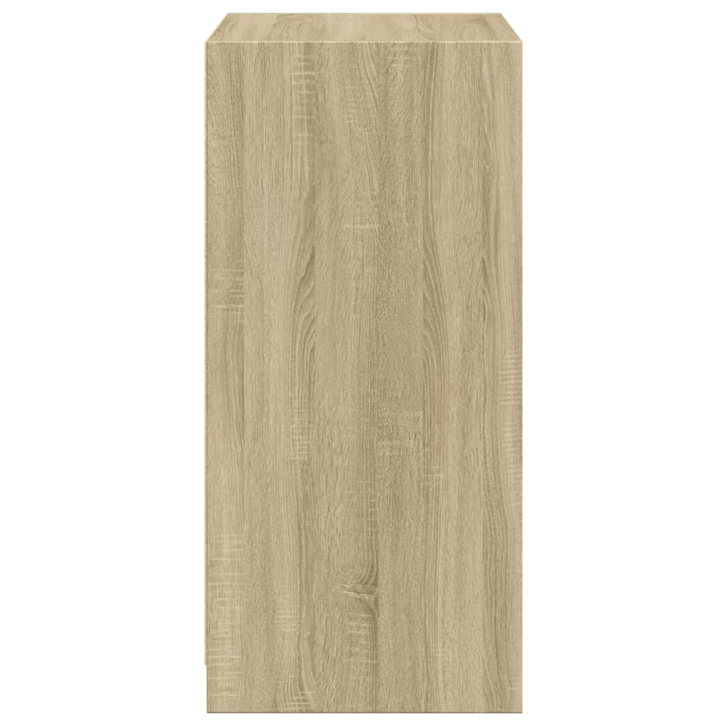 Kledingkast 48x41x102 cm bewerkt hout sonoma eikenkleurig