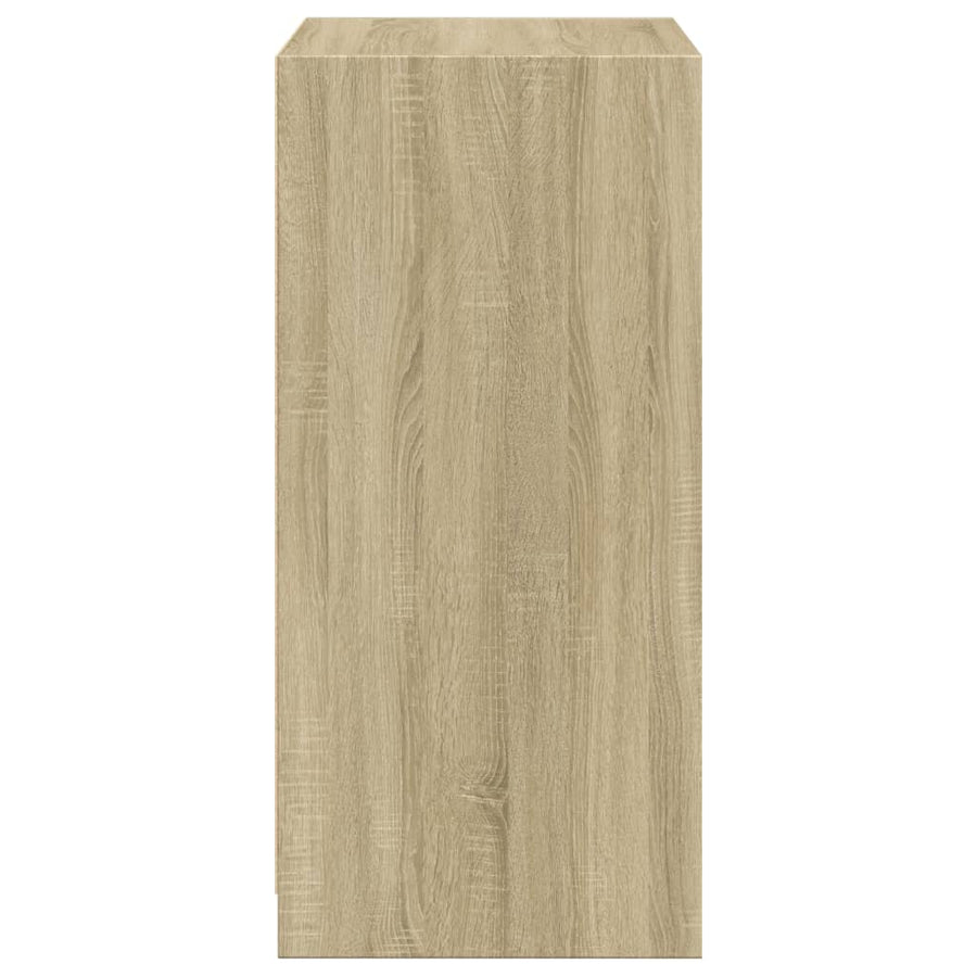 Kledingkast 48x41x102 cm bewerkt hout sonoma eikenkleurig