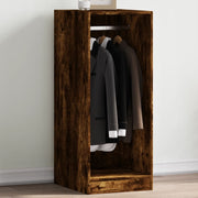 Kledingkast 48x41x102 cm bewerkt hout gerookt eiken