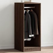 Kledingkast 48x41x102 cm bewerkt hout grijs
