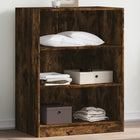 Wardrobe 77x48x102 cm engineered wood smoked oak color