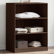 Kledingkast 77x48x102 cm bewerkt hout bruin