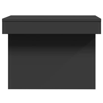 Salontafel 100x55x40 cm bewerkt hout zwart