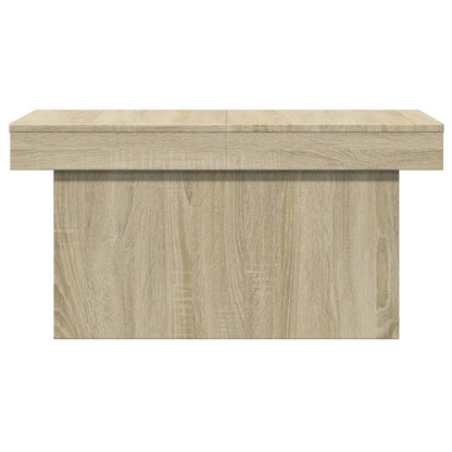 Salontafel 100x55x40 cm bewerkt hout sonoma eikenkleurig