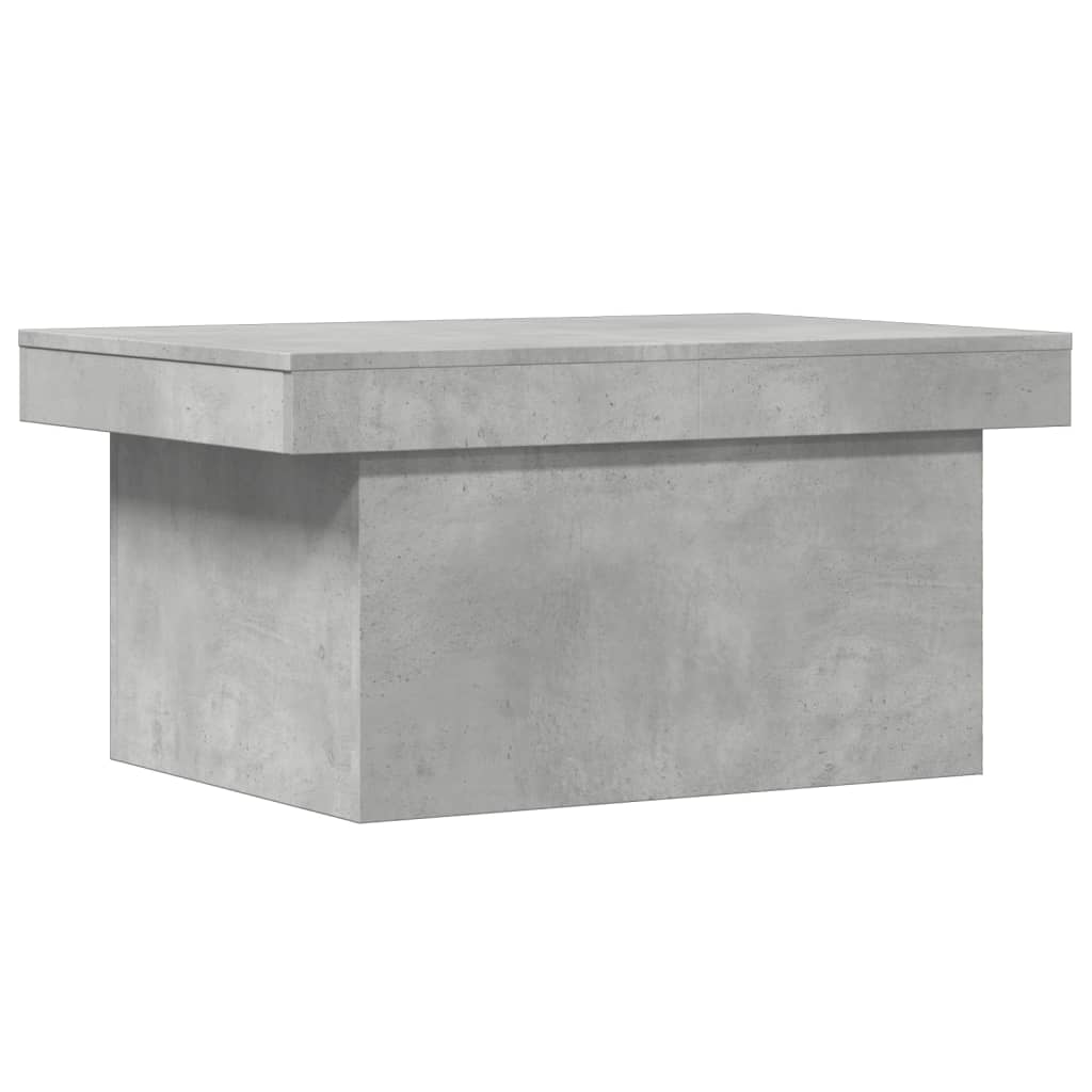 Salontafel 100x55x40 cm bewerkt hout betongrijs