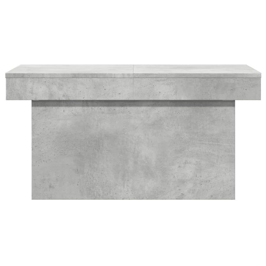 Salontafel 100x55x40 cm bewerkt hout betongrijs