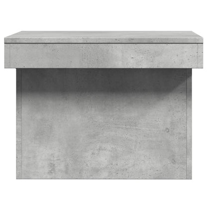 Salontafel 100x55x40 cm bewerkt hout betongrijs