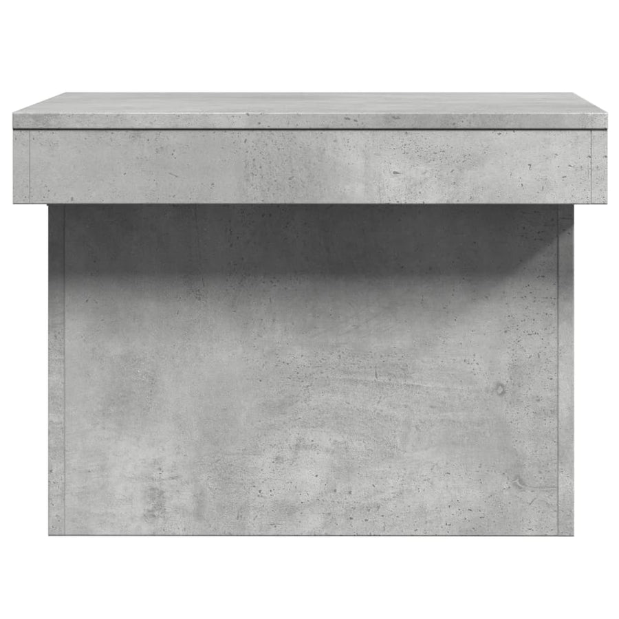 Salontafel 100x55x40 cm bewerkt hout betongrijs
