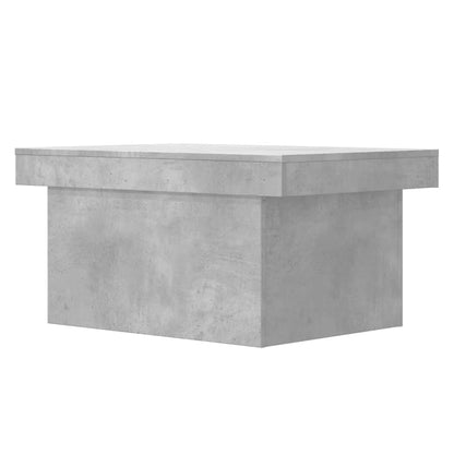 Salontafel 100x55x40 cm bewerkt hout betongrijs