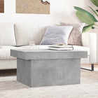 Coffee table 100x55x40 cm engineered wood concrete grey