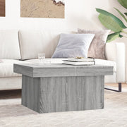 Salontafel 100x55x40 cm bewerkt hout grijs