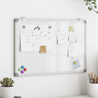 Whiteboard magnetisch 40x30 cm aluminium
