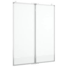 Whiteboard magnetisch inklapbaar 80x100x1,7 cm aluminium