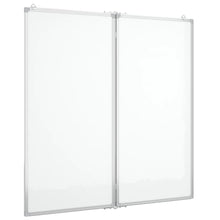 Whiteboard magnetisch inklapbaar 100x100x1,7 cm aluminium