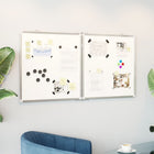 Whiteboard magnetisch inklapbaar 120x60 cm aluminium