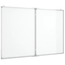 Whiteboard magnetisch inklapbaar 120x100x1,7 cm aluminium