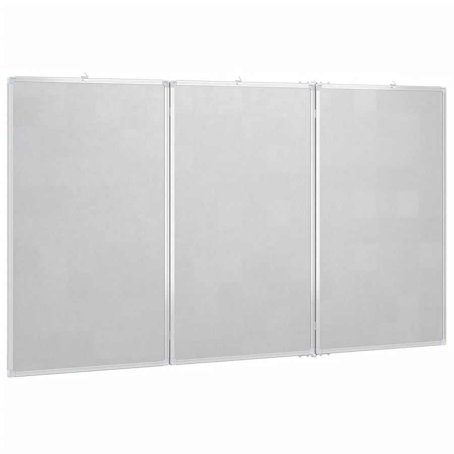 Whiteboard magnetisch inklapbaar 150x80x1,7 cm aluminium