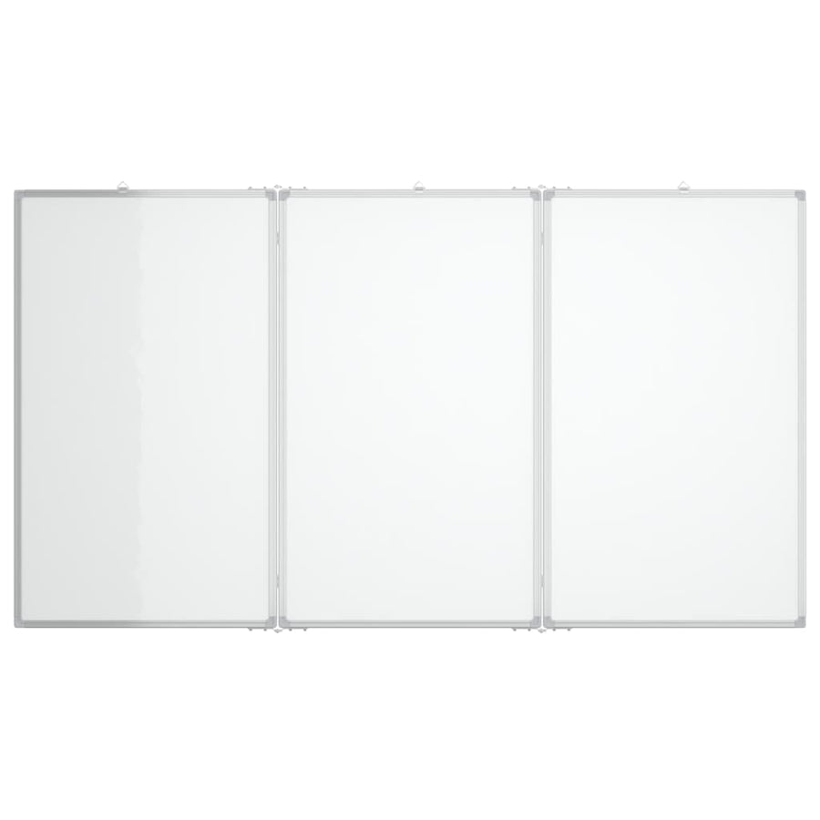 Whiteboard magnetisch inklapbaar 150x100x1,7 cm aluminium