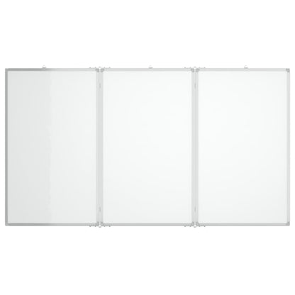 Whiteboard magnetisch inklapbaar 180x100x1,7 cm aluminium