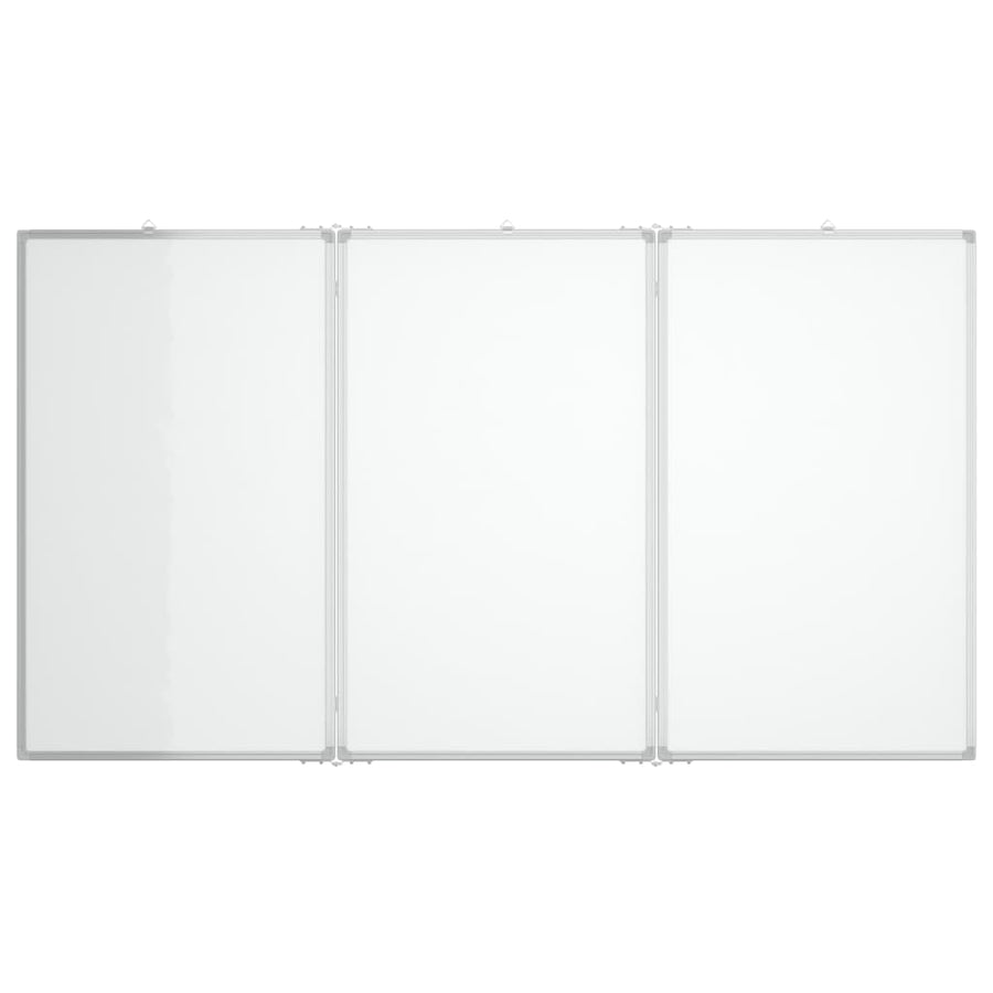 Whiteboard magnetisch inklapbaar 180x100x1,7 cm aluminium