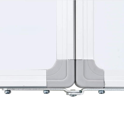 Whiteboard Magnetisch Inklapbaar 160X40X1,7 Cm Aluminium 160 x 40 x 1.7 cm