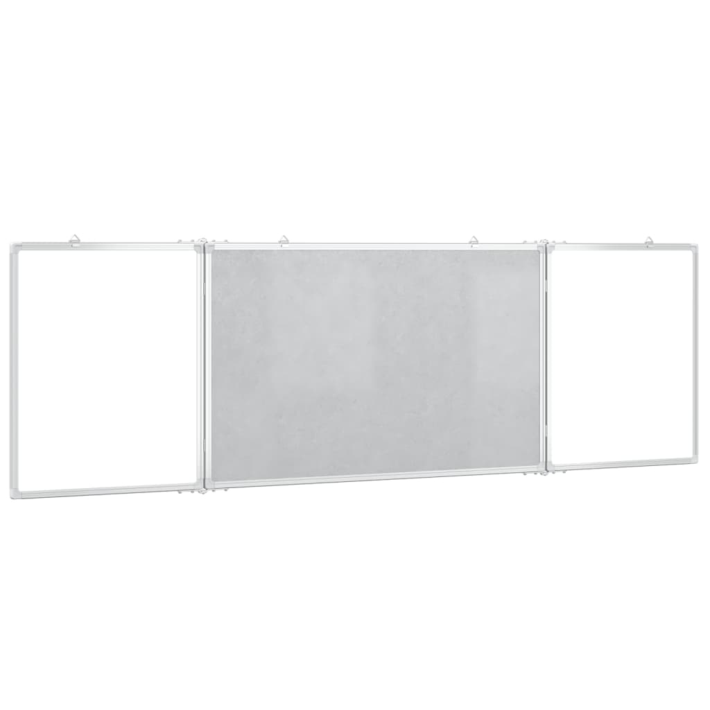 Whiteboard magnetisch inklapbaar 160x60x1,7 cm aluminium
