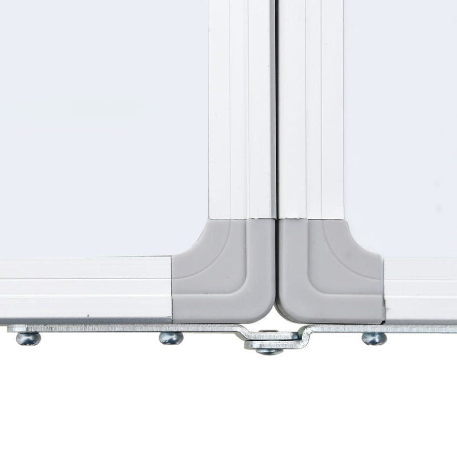 Whiteboard magnetisch inklapbaar 160x60x1,7 cm aluminium