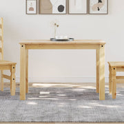 Eettafel 112x60x75 cm massief grenenhout