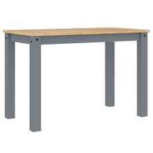 Eettafel Panama 117x60x75 cm massief grenenhout grijs
