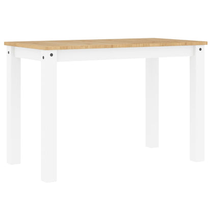 Eettafel Panama 117x60x75 cm massief grenenhout wit