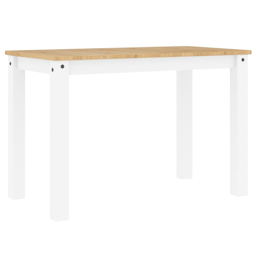 Eettafel Panama 117x60x75 cm massief grenenhout wit
