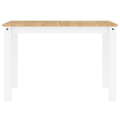 Eettafel Panama 117x60x75 cm massief grenenhout wit