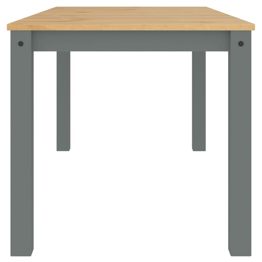 Eettafel Panama 160x80x75 cm massief grenenhout grijs