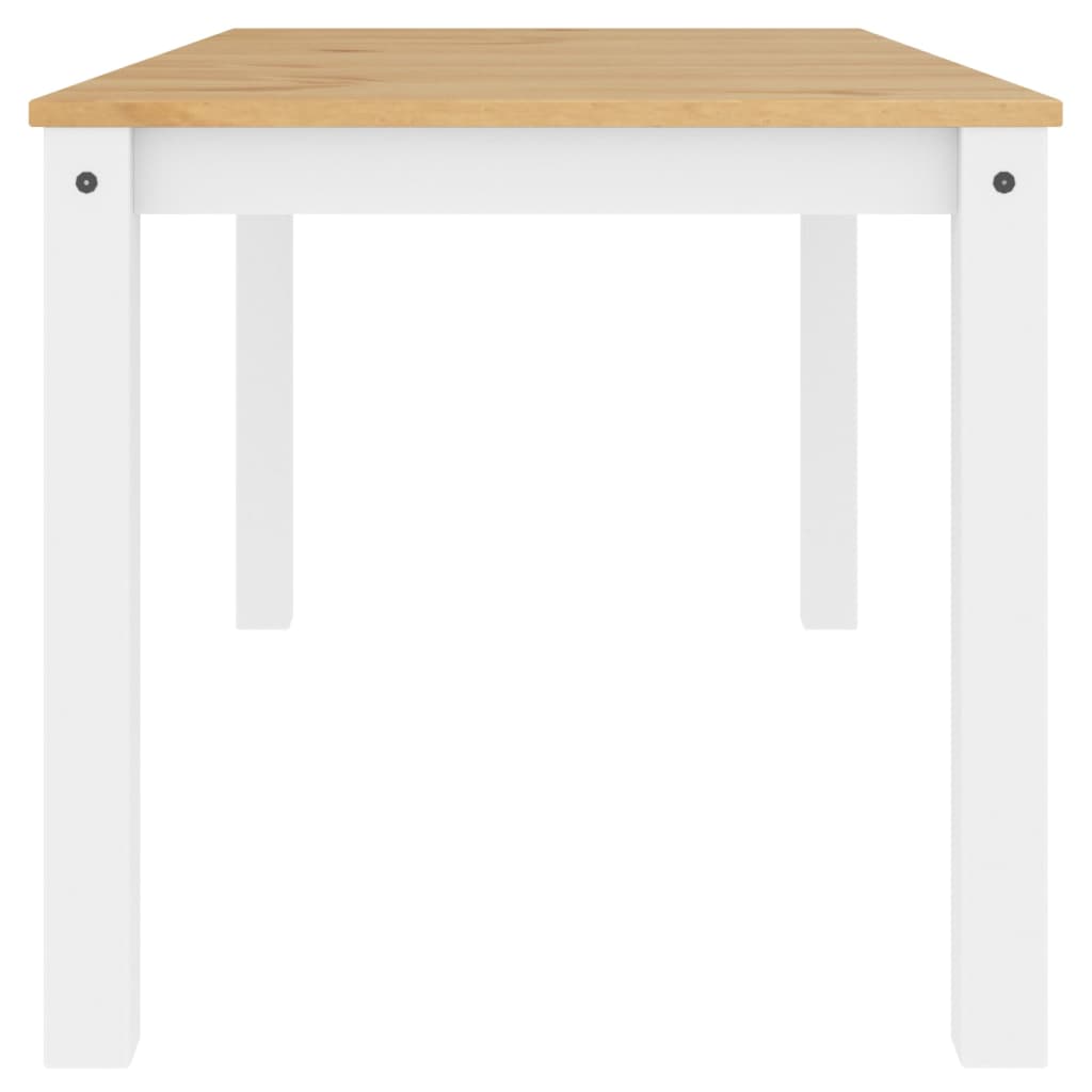 Eettafel Panama 160x80x75 cm massief grenenhout wit