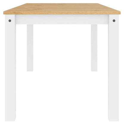 Eettafel Panama 160x80x75 cm massief grenenhout wit
