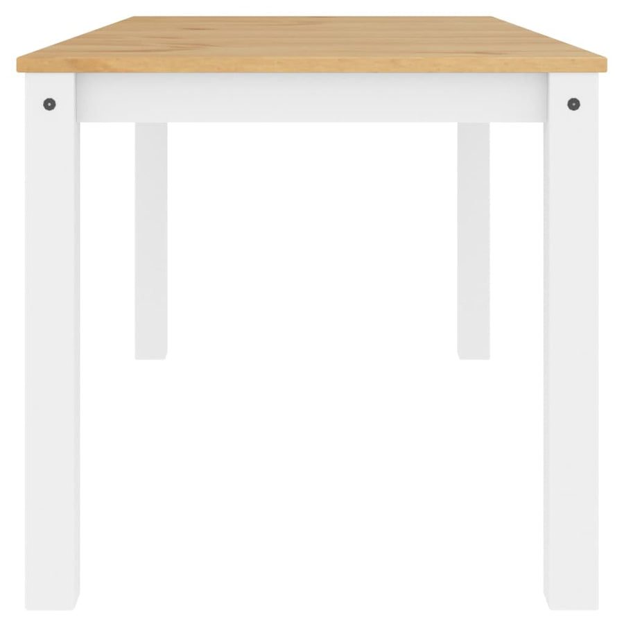 Eettafel Panama 160x80x75 cm massief grenenhout wit