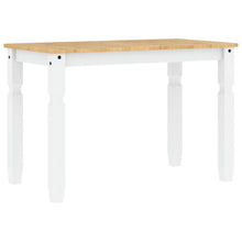 Eettafel Corona 112x60x75 cm massief grenenhout wit