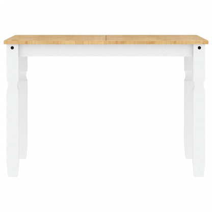 Eettafel Corona 112x60x75 cm massief grenenhout wit