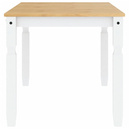 Eettafel Corona 160x80x75 cm massief grenenhout wit