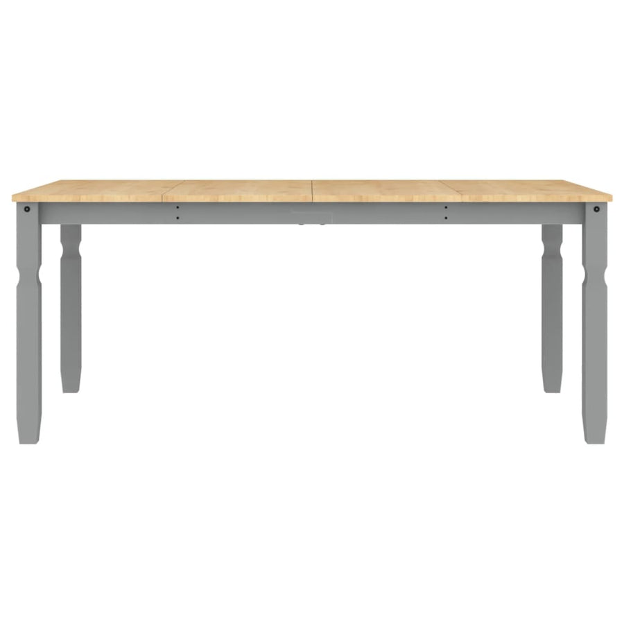 Eettafel Corona 180x90x75 cm massief grenenhout grijs