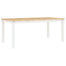 Eettafel Corona 180x90x75 cm massief grenenhout wit