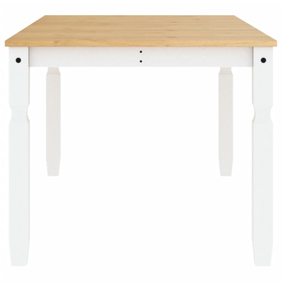 Eettafel Corona 180x90x75 cm massief grenenhout wit