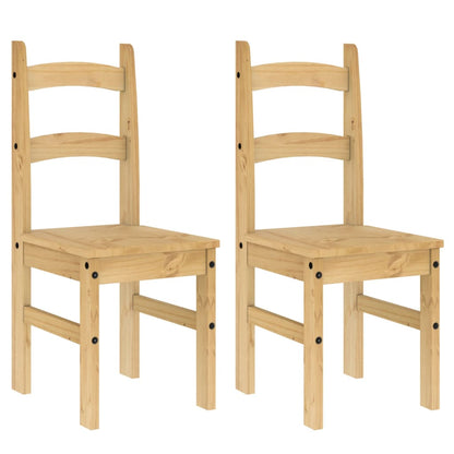 Eetkamerstoelen 2 st 40x46x99 cm massief grenenhout