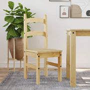 Eetkamerstoelen 2 st massief grenenhout 40x46x99 cm