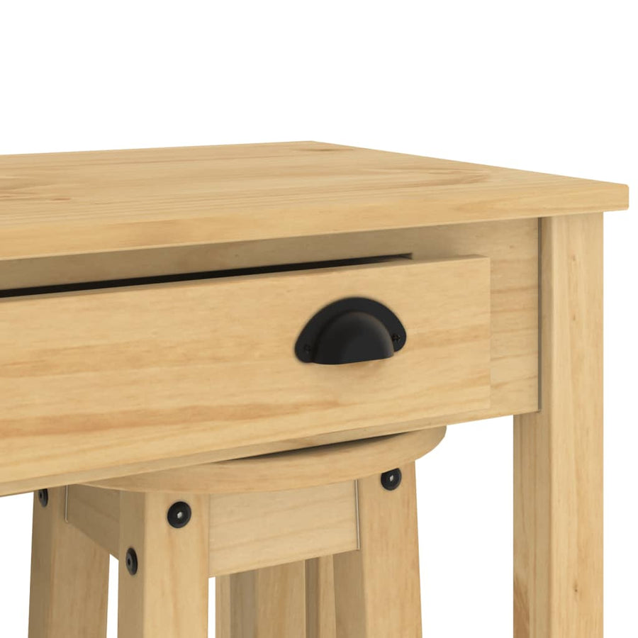 5-Delige Barset Massief Grenenhout 4