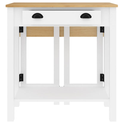5-delige Barset massief grenenhout wit