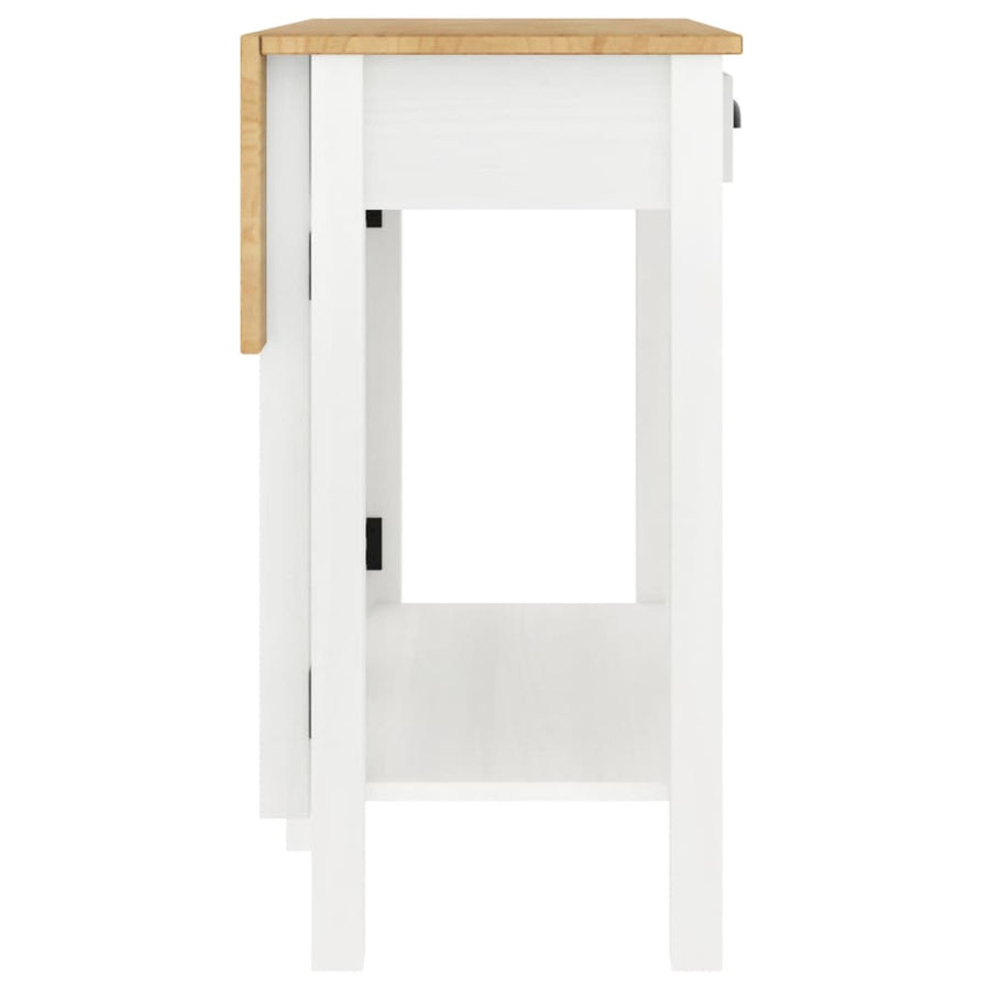 5-delige Barset massief grenenhout wit